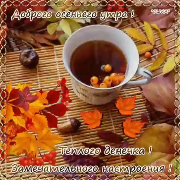 доброго утра осеннего
