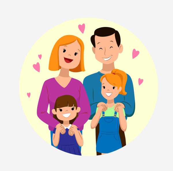 мультяшные семьи