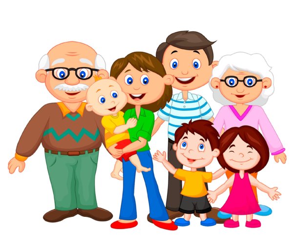 семья мультяшные