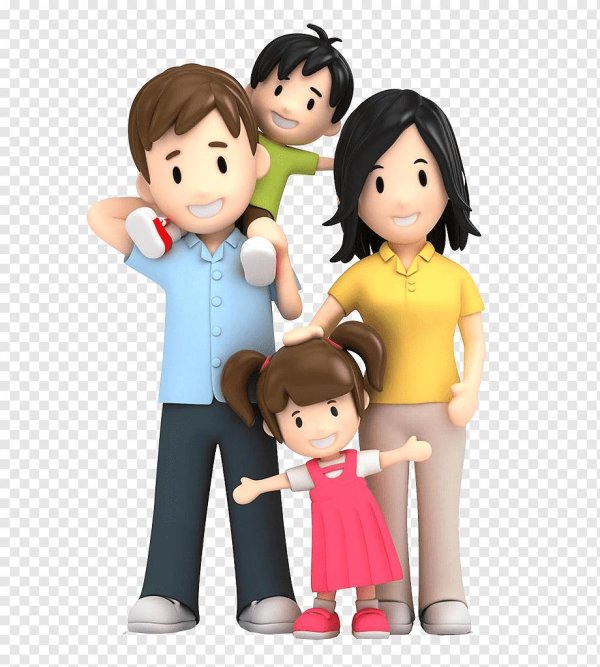 семья мультяшки