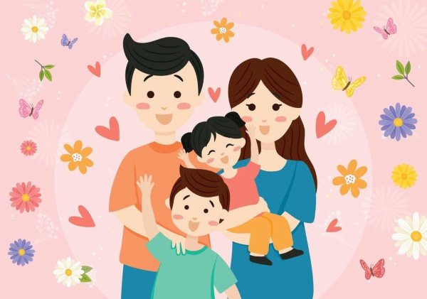 иллюстрация семьи