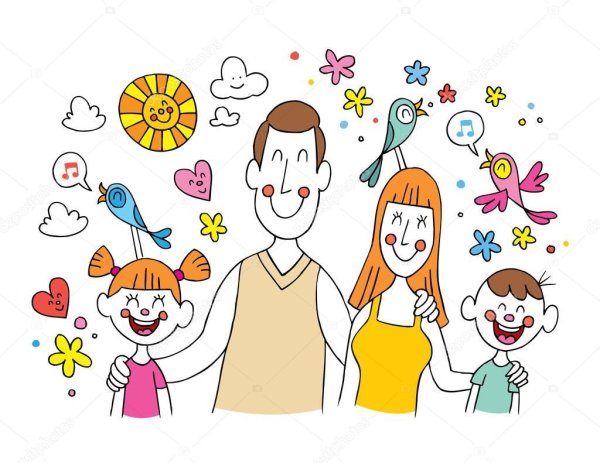 иллюстрация семьи