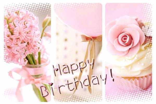 с днем рождения девушке стильная