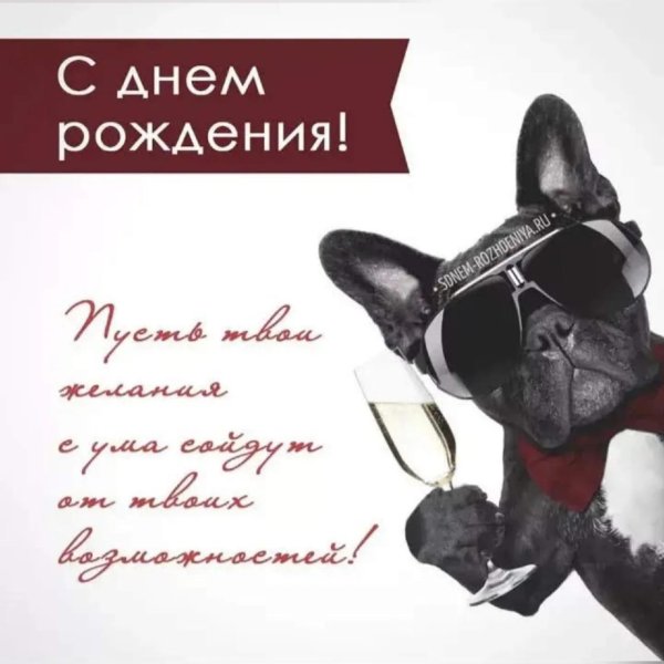 с днем рождения мужчине стильная