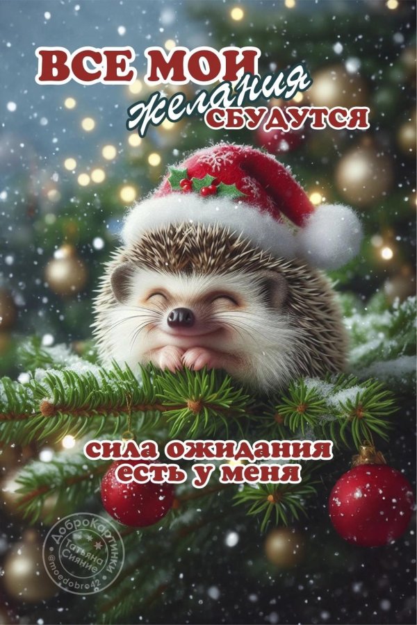 новогодний еж