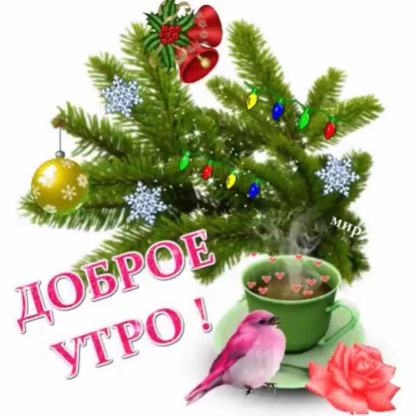 с добрым зимнем утром