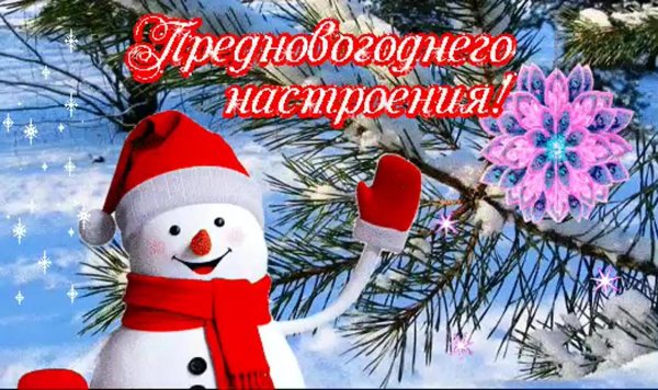 приятных предновогодних хлопот