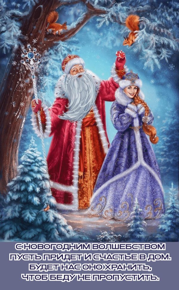 дед мороз со снегурочкой