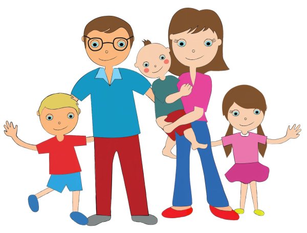 родители и дети мультяшные