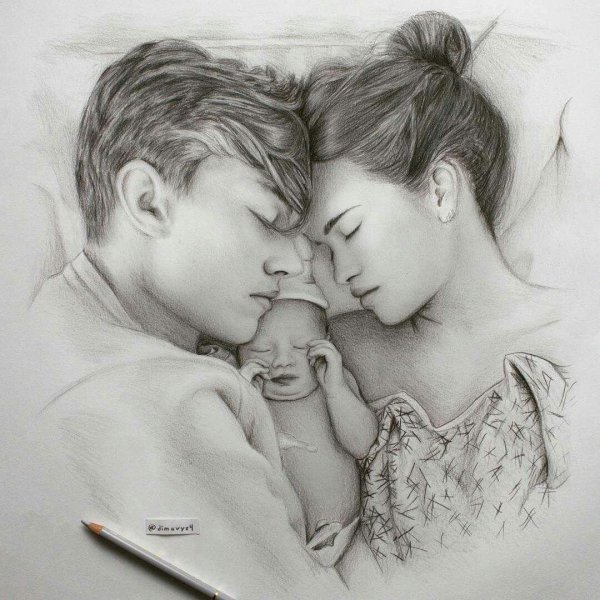 картины карандашом