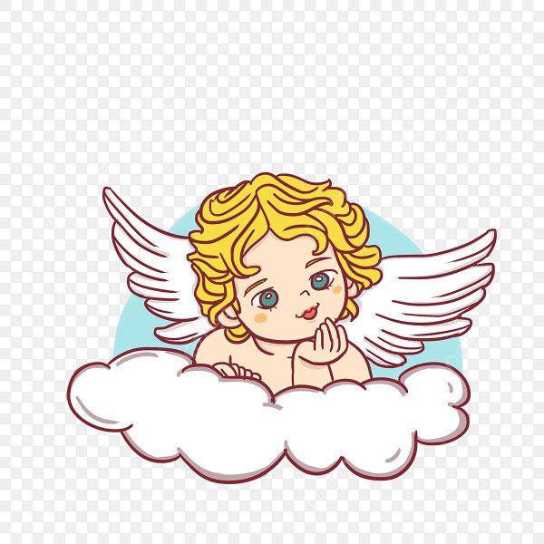 ангелочек на облаке