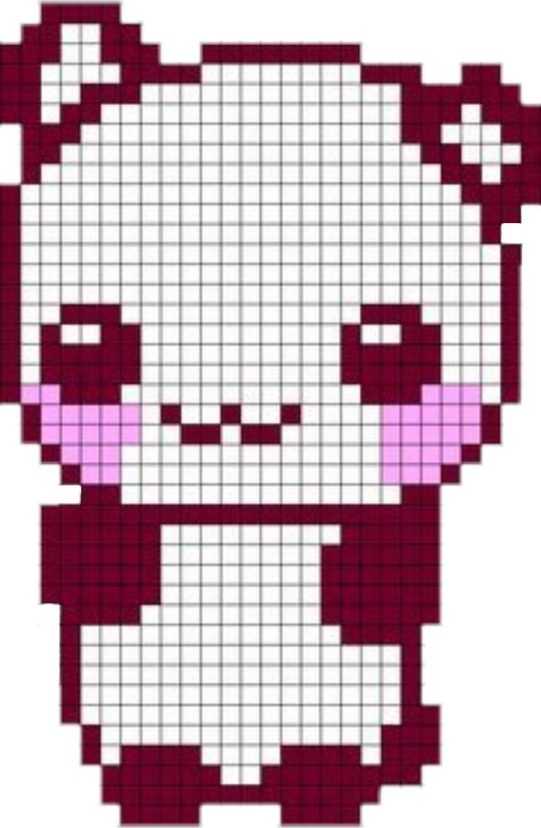 пиксельная панда