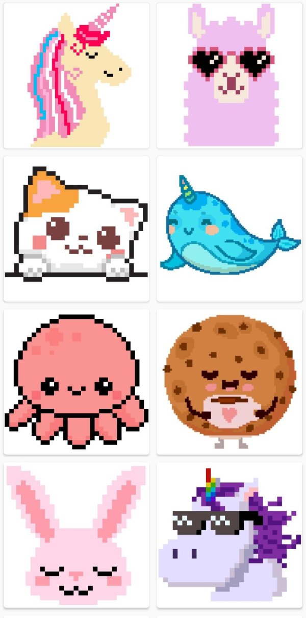 раскраски кавай