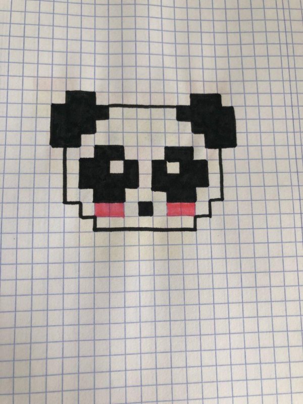 рисунку по клеточкам