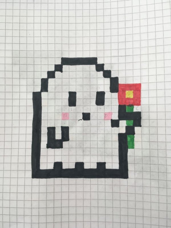 призрак по клеточкам