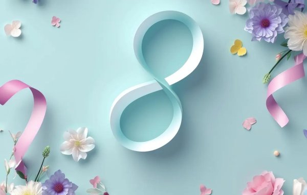 цифра 8 марта