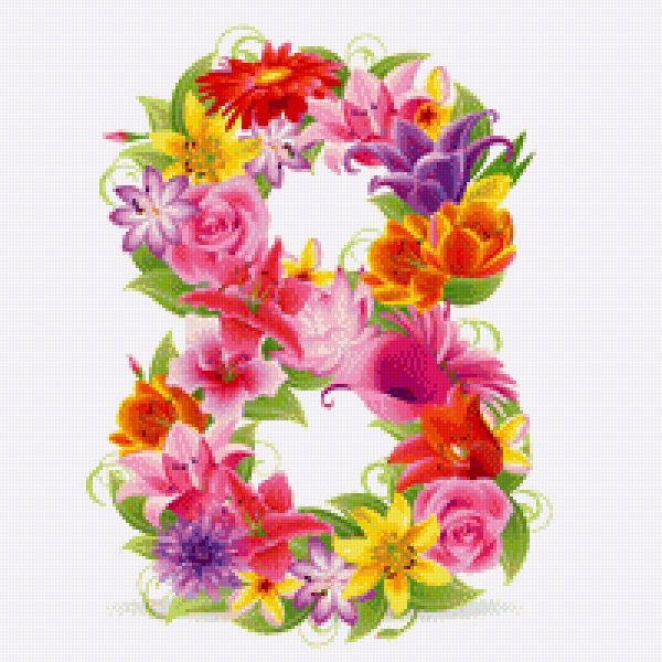 цветочный алфавит