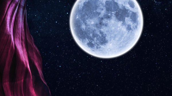 земля с луной