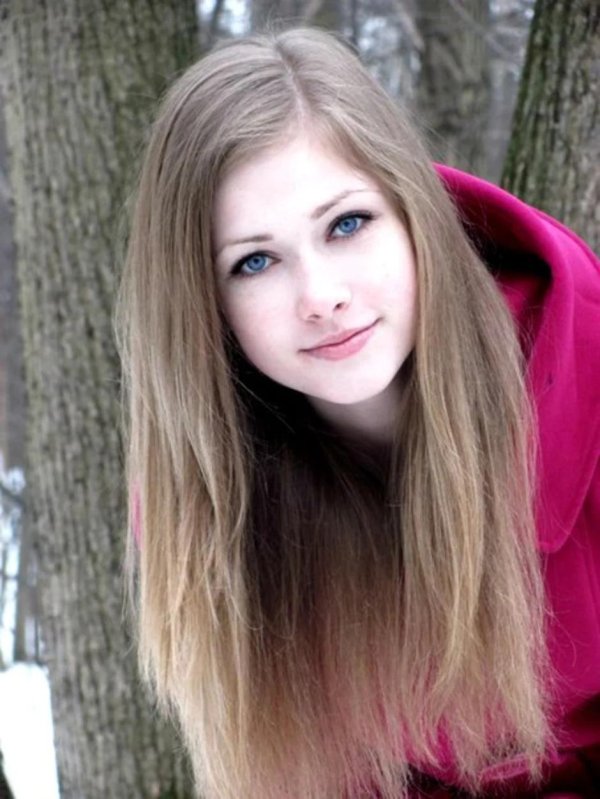 простая девушка