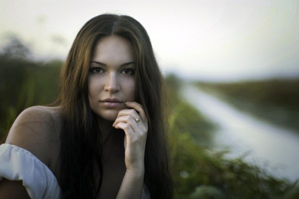 фотосессия красивой девушки