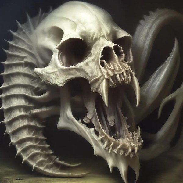 скелет страшный