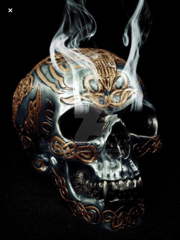 черепа в огне