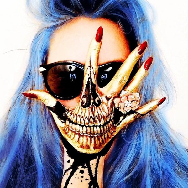 идеи для хэллоуина макияж