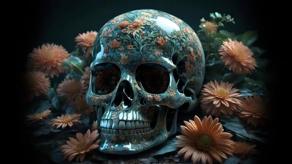 картины с черепами