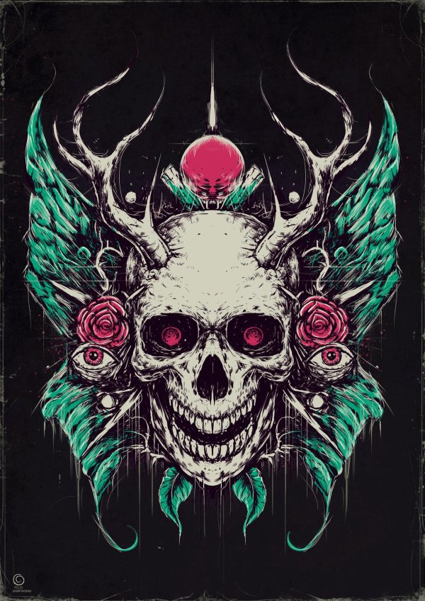 черепа эскиз