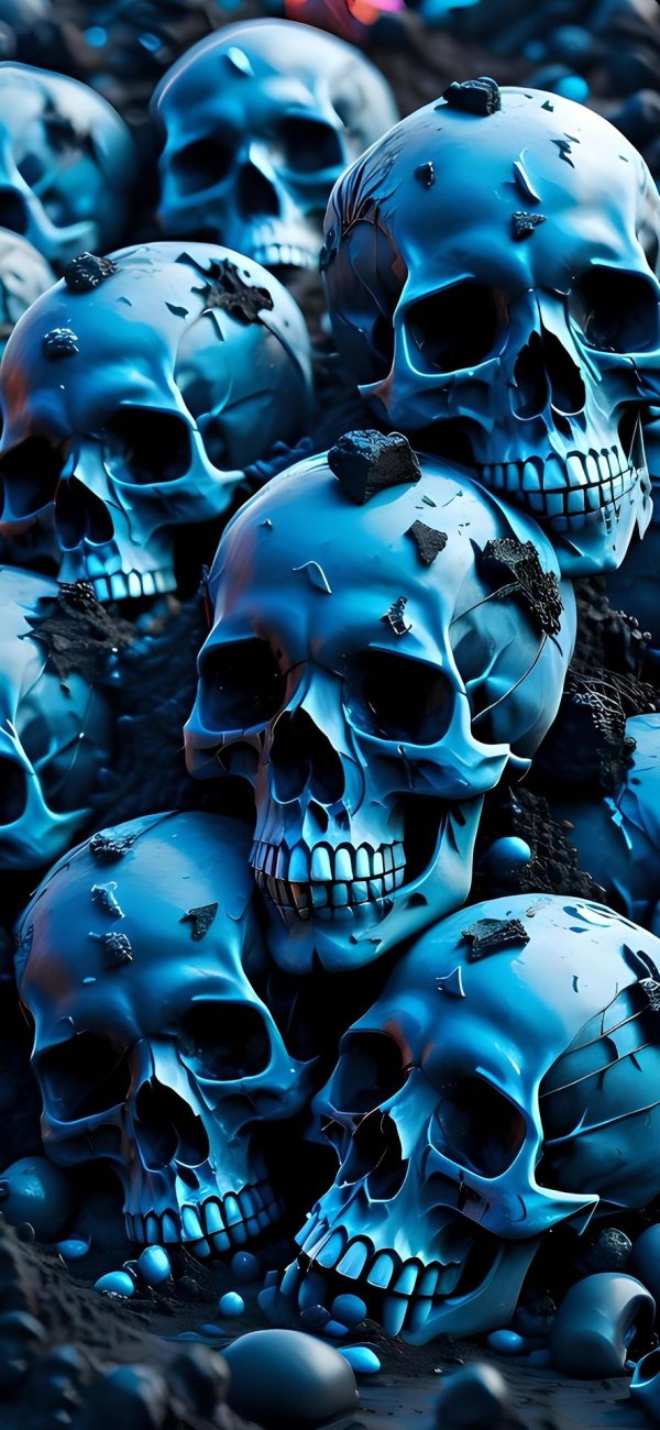 картины с черепами