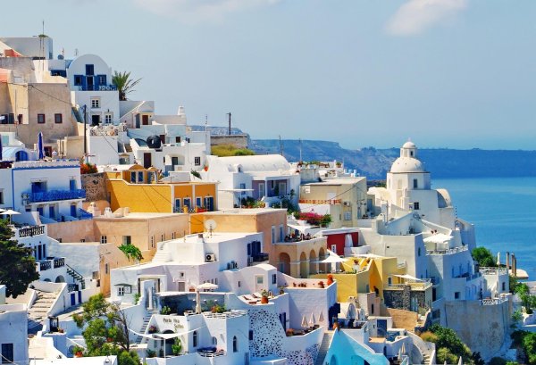 остров крит санторини