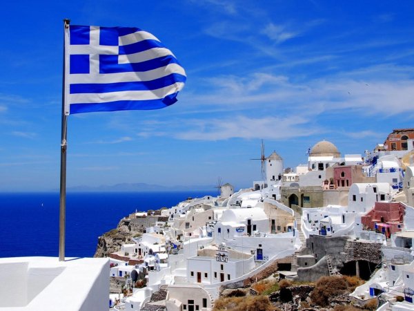 греция афины флаг