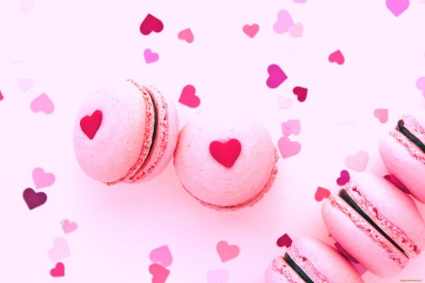 макаронс сердечки