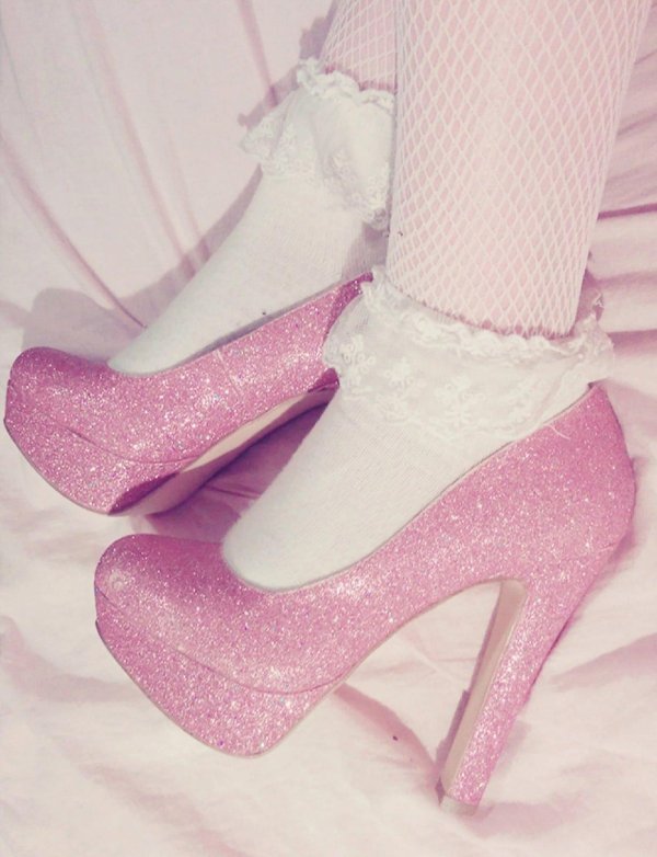 розовые каблуки