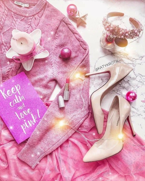 розовый гламур