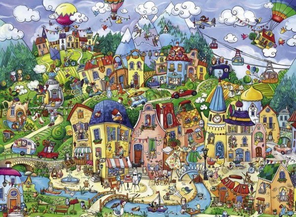 виммельбух город