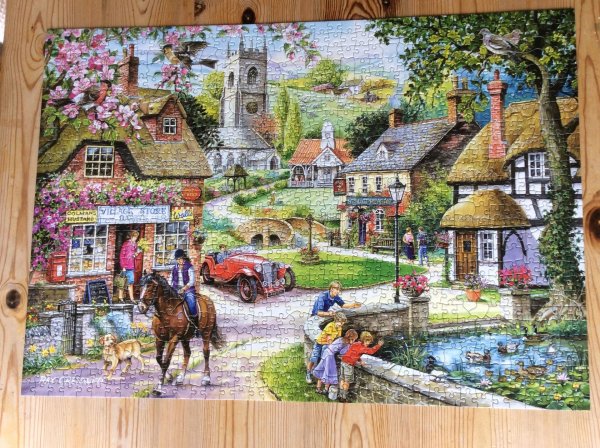 большие картины из пазлов