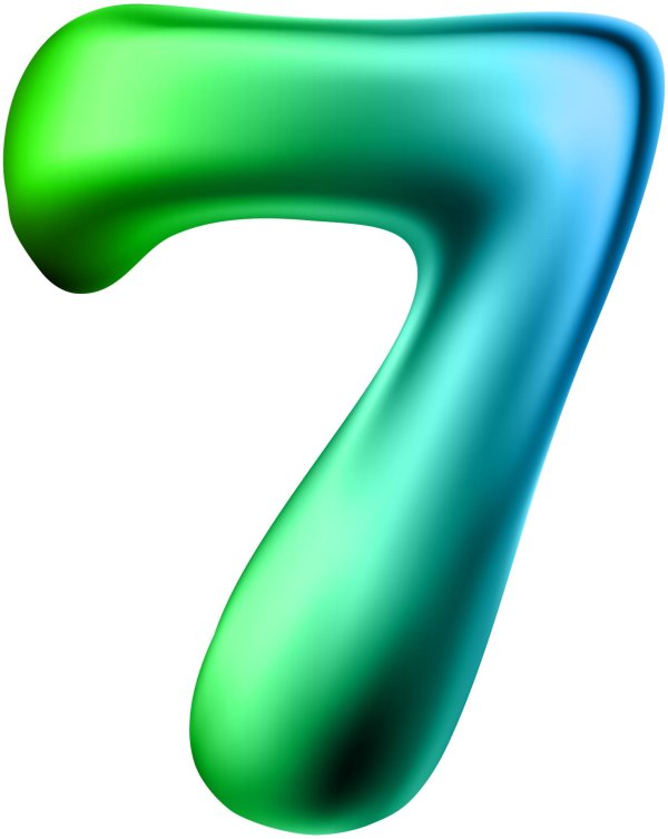 красивая цифра семь