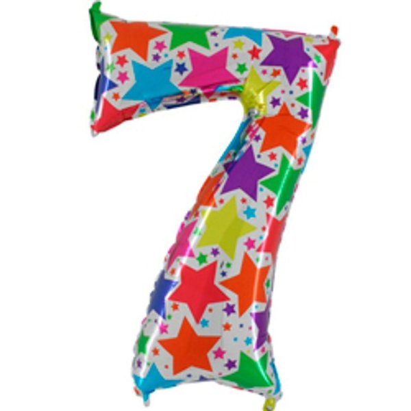 воздушный шарик цифра 7