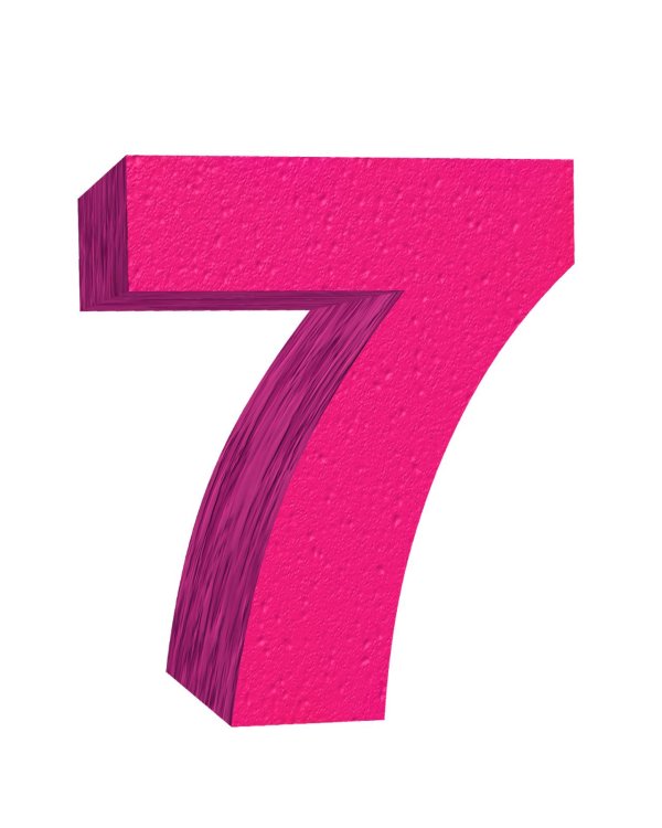 цифра семь красивая