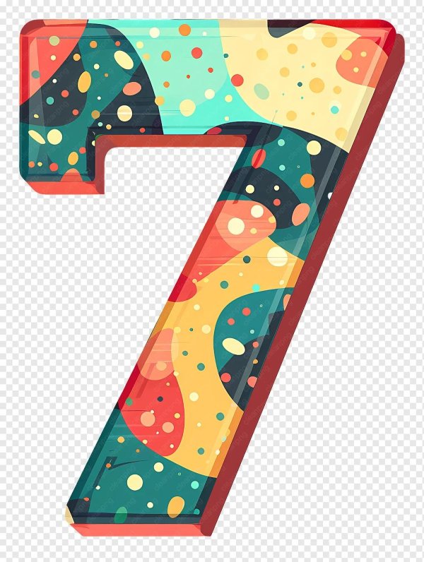 красочные цифры