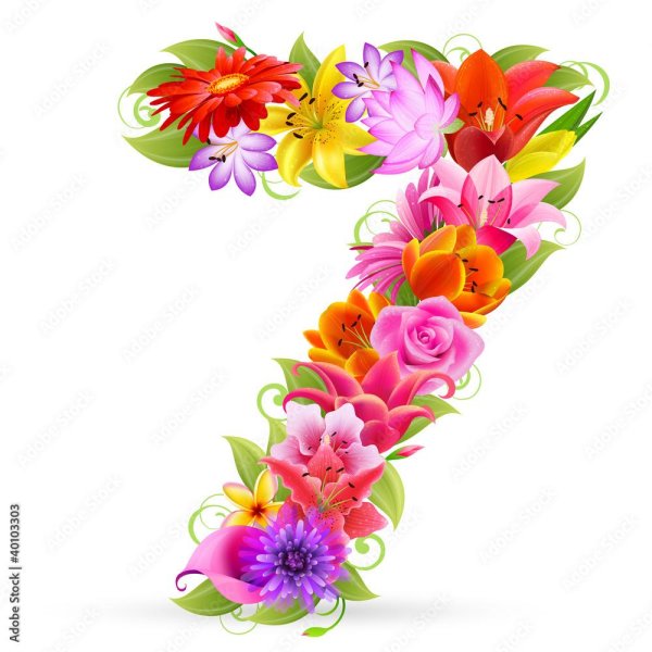 цветочный алфавит