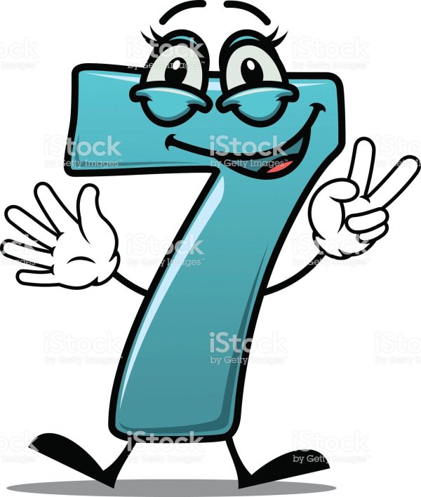 мультяшные цифры