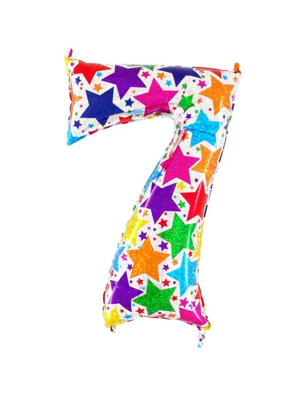 шар фольгированный 40 цифра 2