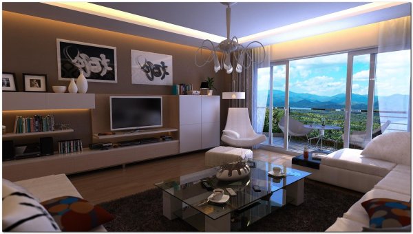 гостиная красивая