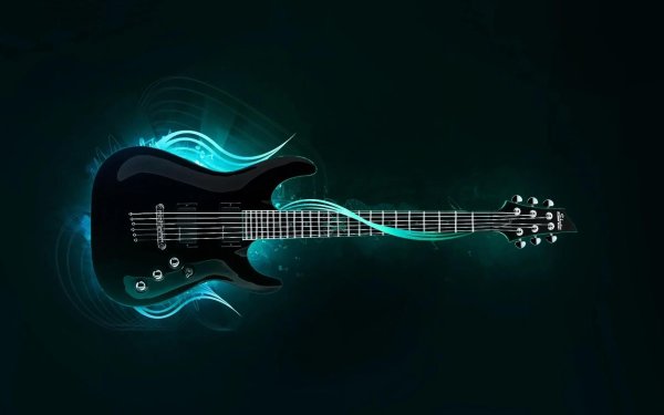 красивая электрогитара