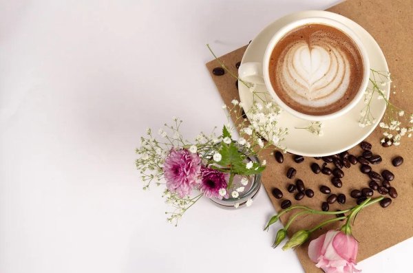 весенний кофе