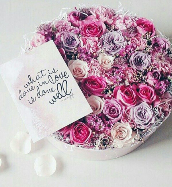 цветочная коробка