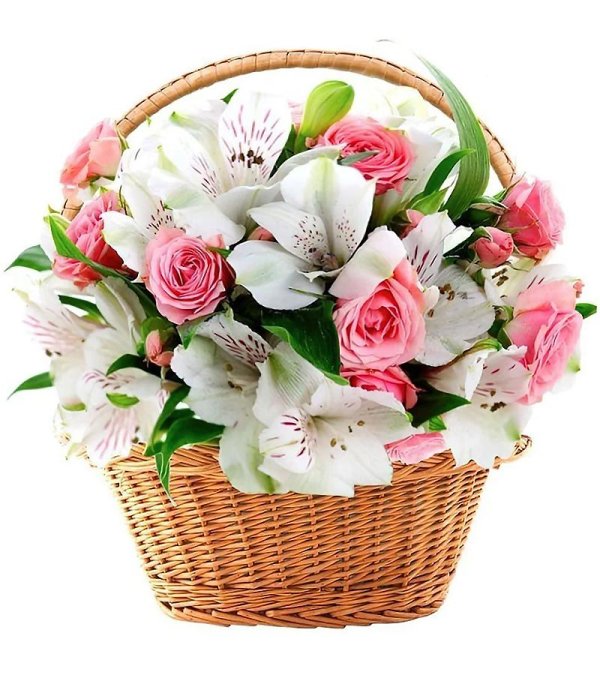 корзина цветов