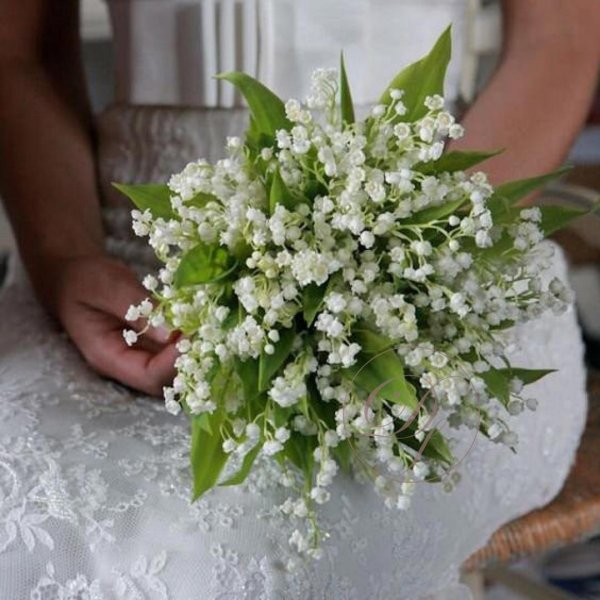 букет невесты из ландышей